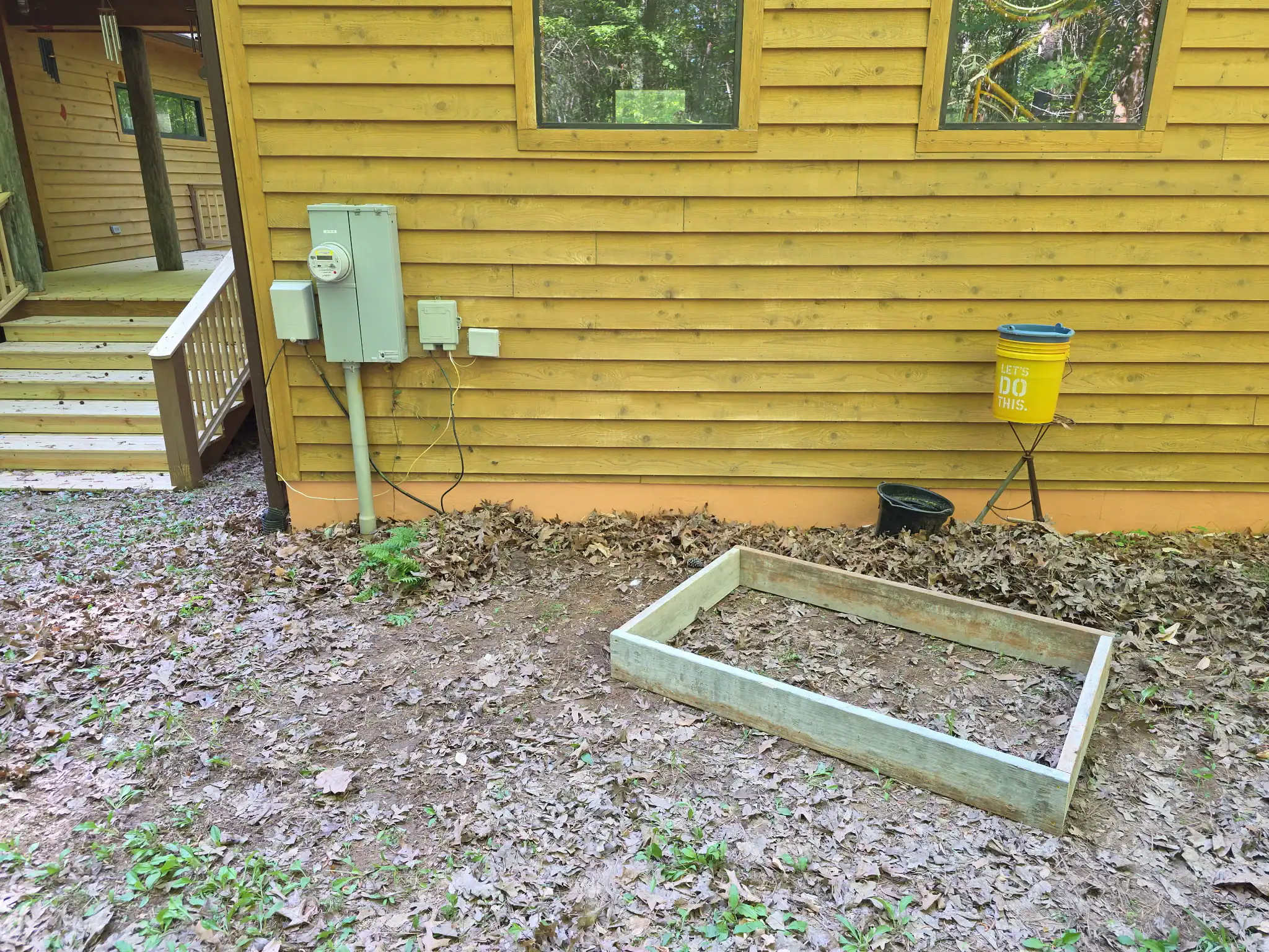 Wooden Frame Yard Cabin Alamance County North Carolina